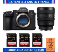 Sony A9 III + FE 24-50mm f/2.8 G + 3 SanDisk 128GB Extreme PRO UHS-II SDXC 300 MB/s + Ebook '20 Techniques pour Réussir vos Photos' - Appareil Photo Professionnel