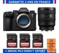 Sony A9 III + FE 24-50mm f/2.8 G + 3 SanDisk 512GB Extreme PRO UHS-II SDXC 300 MB/s + Ebook '20 Techniques pour Réussir vos Photos' - Appareil Photo Professionnel