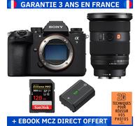 Sony A9 III + FE 24-70mm f/2.8 GM II + 1 SanDisk 128GB Extreme PRO UHS-II SDXC 300 MB/s + 1 Sony NP-FZ100 + Ebook '20 Techniques pour Réussir vos Photos' - Appareil Photo Professionnel