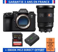 Sony A9 III + FE 24-70mm f/2.8 GM II + 1 SanDisk 512GB Extreme PRO UHS-II SDXC 300 MB/s + 1 Sony NP-FZ100 + Ebook '20 Techniques pour Réussir vos Photos' - Appareil Photo Professionnel