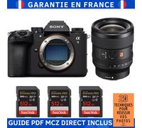 Sony A9 III + FE 24mm f/1.4 GM + 3 SanDisk 512GB Extreme PRO UHS-II SDXC 300 MB/s + Ebook '20 Techniques pour Réussir vos Photos' - Appareil Photo Hybride Sony