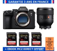 Sony A9 III + FE 85mm f/1.4 GM + 3 SanDisk 32GB Extreme PRO UHS-II SDXC 300 MB/s + Ebook '20 Techniques pour Réussir vos Photos' - Appareil Photo Professionnel