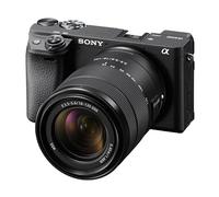 Sony Alpha 6400 - Appareil Photo Numérique Hybride APS-C avec 18-135mm Objectif (24,2 MP, AF en 0.02s, Suivi des Yeux, 4K HLG, Ecran Selfie Vlogging)