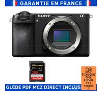 Sony Alpha 6700 ( A6700 ) + 1 SanDisk 256GB Extreme PRO UHS-II SDXC 300 MB/s + Guide PDF MCZ DIRECT '20 TECHNIQUES POUR RÉUSSIR VOS PHOTOS