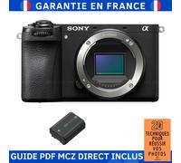 Sony Alpha 6700 ( A6700 ) + 1 Sony NP-FZ100 + Guide PDF MCZ DIRECT '20 TECHNIQUES POUR RÉUSSIR VOS PHOTOS