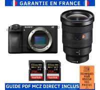 Sony Alpha 6700 ( A6700 ) + FE 16-35mm f/2.8 GM + 2 SanDisk 256GB Extreme PRO UHS-II SDXC 300 MB/s + Guide PDF MCZ DIRECT '20 TECHNIQUES POUR RÉUSSIR VOS PHOTOS