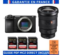 Sony Alpha 6700 ( A6700 ) + FE 16-35mm f/2.8 GM + 3 SanDisk 128GB Extreme PRO UHS-II SDXC 300 MB/s + Guide PDF MCZ DIRECT '20 TECHNIQUES POUR RÉUSSIR VOS PHOTOS