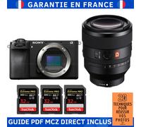 Sony Alpha 6700 ( A6700 ) + FE 50mm f/1.2 GM + 3 SanDisk 32GB Extreme PRO UHS-II SDXC 300 MB/s + Guide PDF MCZ DIRECT '20 TECHNIQUES POUR RÉUSSIR VOS PHOTOS