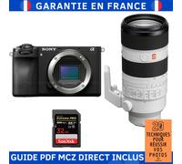 Sony Alpha 6700 ( A6700 ) + FE 70-200mm f/2.8 GM OSS II + 1 SanDisk 32GB Extreme PRO UHS-II SDXC 300 MB/s + Guide PDF MCZ DIRECT '20 TECHNIQUES POUR RÉUSSIR VOS PHOTOS