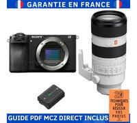 Sony Alpha 6700 ( A6700 ) + FE 70-200mm f/2.8 GM OSS II + 1 Sony NP-FZ100 + Guide PDF MCZ DIRECT '20 TECHNIQUES POUR RÉUSSIR VOS PHOTOS