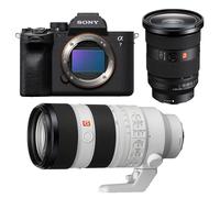 Sony alpha 7 iv + fe 24-70 f2.8 gm ii + fe 70-200mm f2.8 gm ii