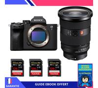 Sony Alpha 7 IV + FE 24-70mm f/2.8 GM II + 3 SanDisk 128GB Extreme PRO UHS-II SDXC 300 MB/s + Ebook ""Devenez Un Super Photographe"" - Appareil Photo Sony
