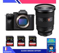 Sony Alpha 7 IV + FE 24-70mm f/2.8 GM II + 3 SanDisk 32GB Extreme PRO UHS-II SDXC 300 MB/s + Ebook ""Devenez Un Super Photographe"" - Appareil Photo Sony