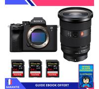 Sony Alpha 7 IV + FE 24-70mm f/2.8 GM II + 3 SanDisk 64GB Extreme PRO UHS-II SDXC 300 MB/s + Ebook ""Devenez Un Super Photographe"" - Appareil Photo Sony