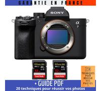 Sony Alpha 7 IV Nu + 2 SanDisk 32GB Extreme PRO UHS-II SDXC 300 MB/s + Guide PDF ""20 TECHNIQUES POUR RÉUSSIR VOS PHOTOS