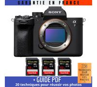 Sony Alpha 7 IV Nu + 3 SanDisk 32GB Extreme PRO UHS-II SDXC 300 MB/s + Guide PDF ""20 TECHNIQUES POUR RÉUSSIR VOS PHOTOS