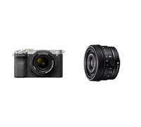 Sony Alpha 7C II, Appareil Photo Plein Format Hybride Compact à Objectif Interchangeable en kit avec Le FE 28-60mm Silver + SEL24F28G, Monture E - Objectif Plein Format FE 24mm f/2.8 G