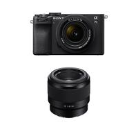Sony Appareil photo Alpha 7C II Noir + Objectifs FE 28-60mm f/4-5.6 & FE 50mm f/1.8