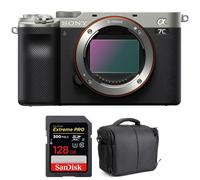 Sony Alpha a7C Nu Silver + SanDisk 128GB Extreme PRO UHS-II SDXC 300 MB/s + Sac Garantie 2 ans