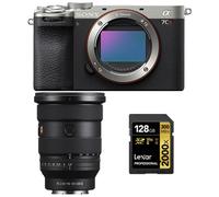 Sony Alpha a7CR (argent) Appareil photo sans miroir+Sony FE 16-35mm f2.8 GM II+Lexar 128Go Professional 2000x UHS-II Carte mémoire SDXC