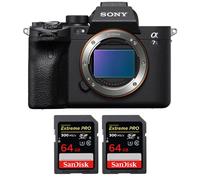 Sony Alpha a7S III Nu + 2 SanDisk 64GB Extreme PRO UHS-II SDXC 300 MB/s Garantie 2 ans