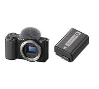 Sony Alpha ZV-E10 | Caméra Vlog à Objectif Interchangeable sans Miroir APS-C (écran pivotant pour Le vlogging, vidéo 4K, Mise au Point Automatique des Yeux en Temps réel) Noir