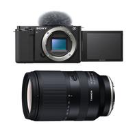 Sony Appareil photo Alpha ZV-E10 + objectif Tamron 18-300 VC Noir