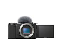 Sony Alpha ZVE10: Caméra E-Mount APSC sans miroir pour le vlog, écran variangle, audio avancé, objectifs interchangeables - Noir