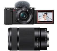 Sony appareil photo hybride alpha zv-e10 noir + 16-50 + 55-210 noir G