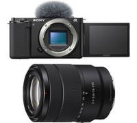 Sony appareil photo hybride alpha zv-e10 noir + 18-135 noir