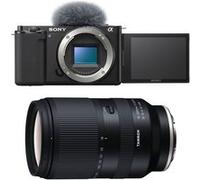 Sony appareil photo hybride alpha zv-e10 noir + tamron 18-300 vc noir noir G