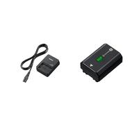 Sony BC-QZ1 Chargeur de Batterie pour NP-FZ100 (Batterie pour Appareil Photo Sony A9) & NP-FZ100 Batterie Rechargeable Haute Capacité pour Appareil Photo
