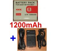 Sony BC-TRG - Chargeur de batteries (power DC jack) - blanc - pour InfoLithium G-type NP-BG1, NP-FG1; NP-BG1