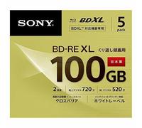 Sony Bluray Disc BD-RE XL BDXL 100Go Rewirtable 5pack 5BNE3VCPS2 NEUF du Japon