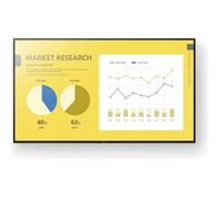 Sony FW-43EZ20L Écran d'affichage dynamique Écran plat de signalisation numérique 109,2 cm (43") LED Wifi 350 cd/m² 4K Ultra HD Noir Android 16/7