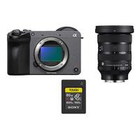 SONY Caméra Cinéma ILME-FX2 33 mpix + Objectif Sigma 24-70 mm f/2,8 DG DN II Art (Sony E)+Sony 80GB Tough CFexpress Type A 800MB/s