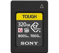 Caractéristiques de la carte mémoire Sony CFexpress Type-A TOUGH 320 Go (CEAG320T.SYM)