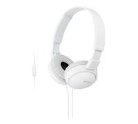 Sony Casque MDR-ZX110AP supra-auriculaire 3,5 mm avec microphone, Blanc