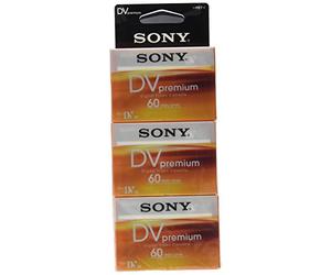 Sony Cassette MiniDV pour caméscope Sans IC Memory Pack de 5 60 mn Qualité Premium 5DVM60PR