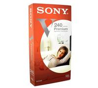 CASSETTE VHS VIERGE SONY PRENIUM 240 MINUTES 4 HEURES / NEUF SOUS BLISTER
