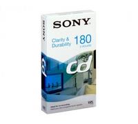 Sony Cassette VHS E180 – 180 min – Vierge