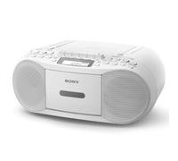 SONY CFD-S 70 CD BOOMBOX avec enregistreur FM AM Wide-FM blanc CD radio-cassette
