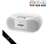 SONY CFD-S70 Blanc Stéréo Lecteur CD Cassette Enregistreur Boombox Radio...
