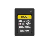 Sony CFexpress Carte mémoire robuste de type A 480 Go - 1800 Mo/s en lecture, 1700 Mo/s en écriture, certifiée VPG400