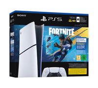 Sony Console PlayStation 5 Slim Numérique avec Manette PS5 sans fil Dualsense - Blanc - Limited Edition Fortnite Flowering Chaos - Version EU