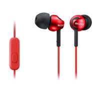 Sony MDR-EX110APR Ecouteurs Intra-auriculaires avec Microphone - Rouge