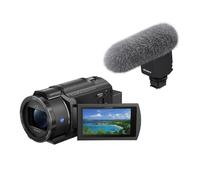 Sony FDR-AX43A Caméscope Noir + Microphone Shotgun Sony ECM-B1M