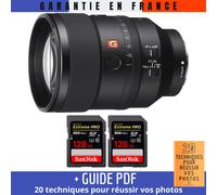 Sony FE 135mm f/1.8 GM + 2 SanDisk 128GB UHS-II 300 MB/s + Guide PDF 20 techniques pour réussir vos photos