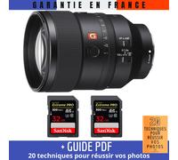 Sony FE 135mm f/1.8 GM + 2 SanDisk 32GB UHS-II 300 MB/s + Guide PDF 20 techniques pour réussir vos photos