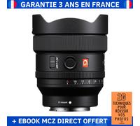 Sony FE 14mm F1.8 GM + Ebook '20 Techniques pour Réussir vos Photos' - Objectif Sony